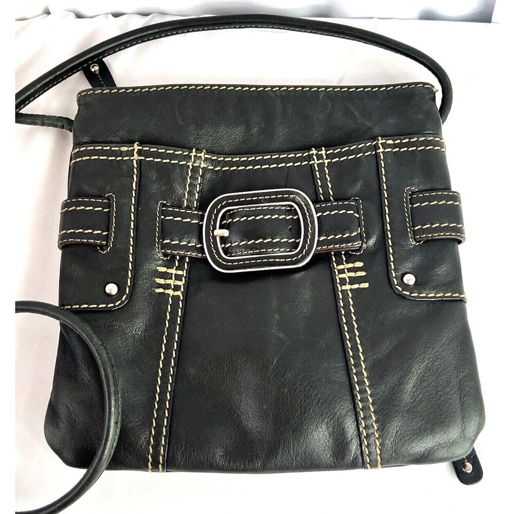 Clarks Black Leather Shoulder Bag